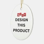 VERKOOP! Ornament - Keramisch Ovaal - Custom (Links)