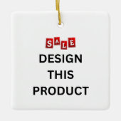 VERKOOP! Ornament - Keramisch vierkant - Custom (Voorkant)