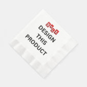 VERKOOP! Paper Coined Luncheon Servetten -50 pack  (Hoek)