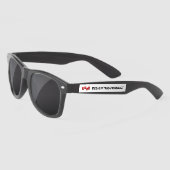 VERKOOP! Plastic Zonnebril - Zwart - Custom (Links)