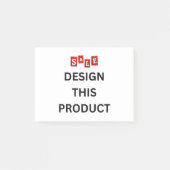 VERKOOP! Post-it Notes Authentieke 3M Note pad -4" (Voorkant)