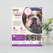 Verkoop Puppies Flyer  (Staand voorkant)