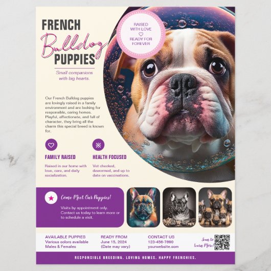 Verkoop Puppies Flyer  (Voorkant)
