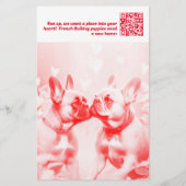 Verkoop Puppy Franse Bulldog Flyer (Achterkant)