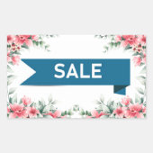 Verkoop Rechthoekige Sticker (Voorkant)