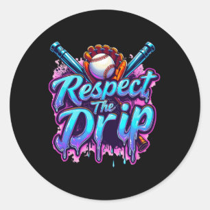 Verkoop Respect Drip Boys Ice Cream The Drip Youth Ronde Sticker
