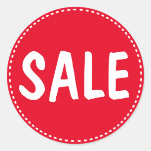 Verkoop Retail Ronde Sticker