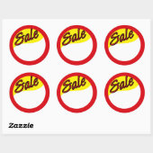 Verkoop Ronde Sticker (Vel)