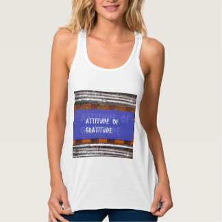 VERKOOP Shirten Hoodie Jersey ATTITUDE VAN GRATITU Tanktop
