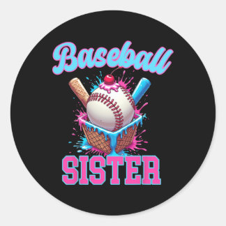Verkoop Sister Ice Cream Drip Game Day Verkoop Vro Ronde Sticker