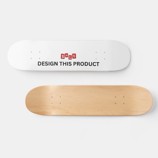 VERKOOP! Skateboard Deck - 7 3/4" - Aangepast (Horizontaal)