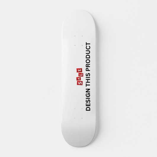 VERKOOP! Skateboard Deck - 7 3/4" - Aangepast (Voorkant)