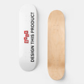 VERKOOP! Skateboard Deck - 8 1/2" - Aangepast (Voorkant)