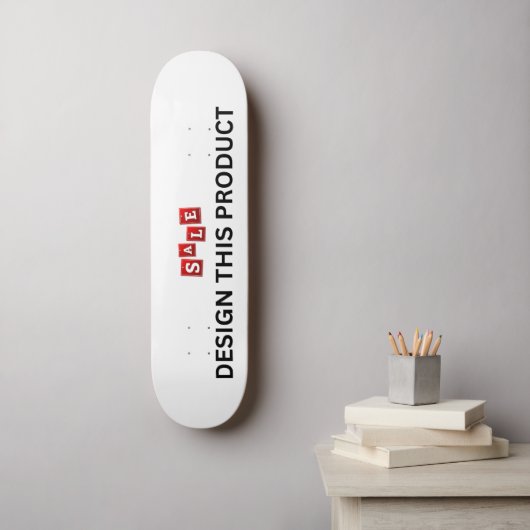 VERKOOP! Skateboard Deck - 8 1/2" - Aangepast (Muurkunst)