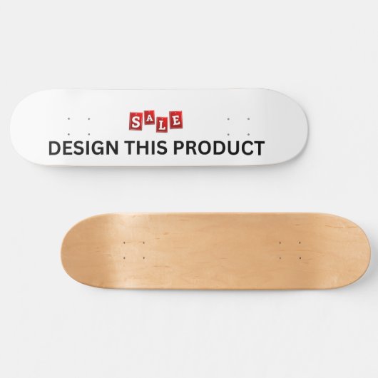 VERKOOP! Skateboard Deck - 8 1/8" - Aangepast (Horizontaal)