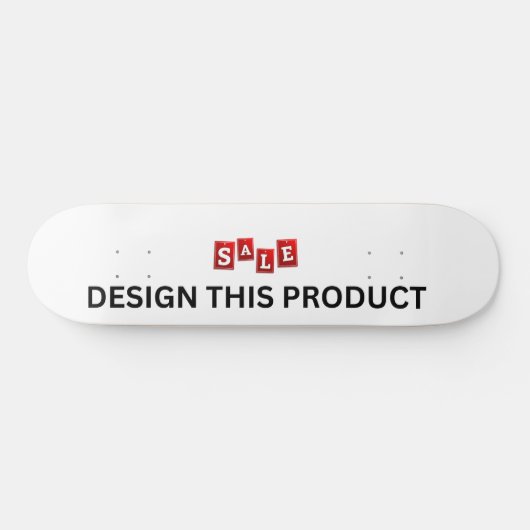 VERKOOP! Skateboard Deck - 8 1/8" - Aangepast (Horizontaal)