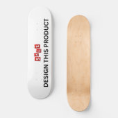 VERKOOP! Skateboard Deck - 8 1/8" - Aangepast (Voorkant)