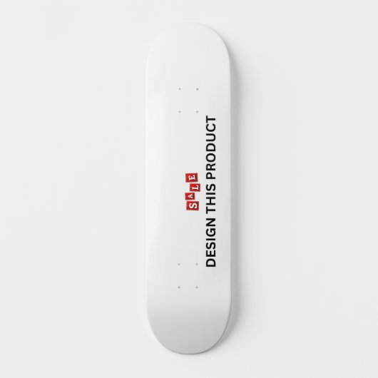 VERKOOP! Skateboard Deck - 8" - Aangepast (Voorkant)