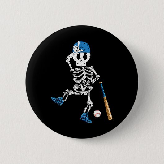 Verkoop Skeleton Halloween Verkopen Spelen Ronde Button 5,7 Cm (Voorkant)