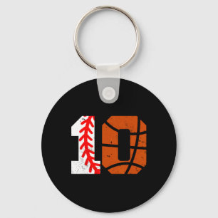 Verkoop Sketll Nummer 10 Jersey Grappig 10e Verjaa Sleutelhanger