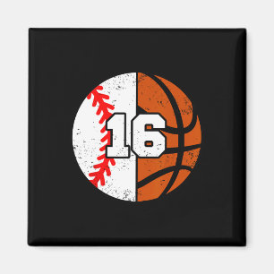 Verkoop Sketll Nummer 16 Jersey Grappige 16e Verja Magneet