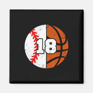 Verkoop Sketll Nummer 18 Jersey Grappige 18e Verja Magneet