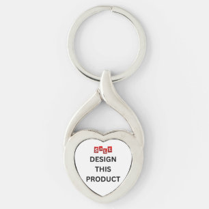 VERKOOP! Sleutelhanger - Premium Metal - Twisted H