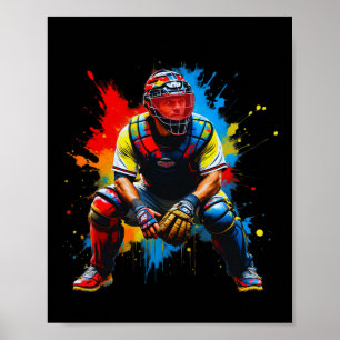 Verkoop Speler Drip Verkoop Catcher Boys Jeugd Tie Poster