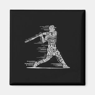 Verkoop Speler Verkoop Typografie Silhouet Magneet