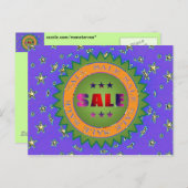 Verkoop Sticker Briefkaart (Voorkant / Achterkant)