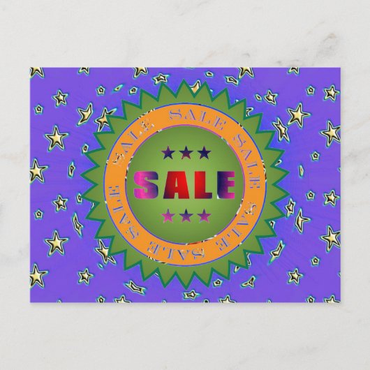 Verkoop Sticker Briefkaart (Voorkant)