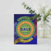 Verkoop Sticker Briefkaart (Staand voorkant)