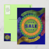 Verkoop Sticker Briefkaart (Voorkant / Achterkant)