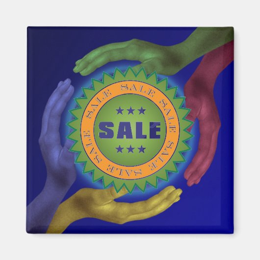 Verkoop Sticker Magneet (Voorkant)