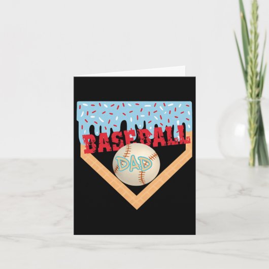 Verkoop thuisplaat ijs druppel Vaderdag papa Kaart (Voorkant)