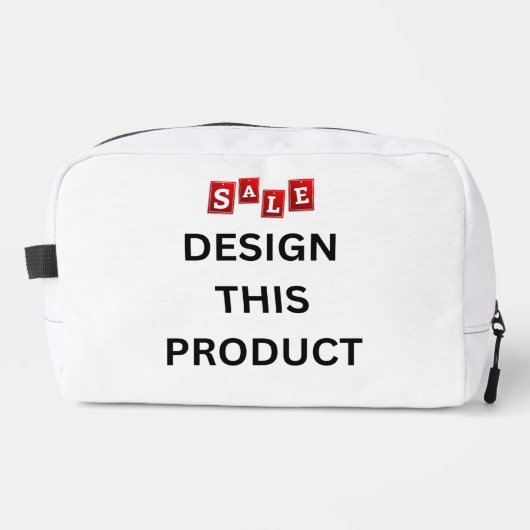 VERKOOP! Toilettas - 9,5 inch x8 inch x3,75 inch Toilettasje (Voorkant)