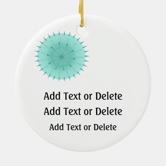 VERKOOP! Uit - SRF Keramisch Ornament (Achterkant)