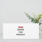 VERKOOP! Uitnodiging - 4 inch x 9,25 inch - Aangep (Staand voorkant)