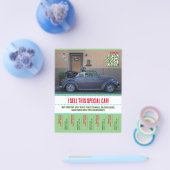 Verkoop van auto's met afscheurtjes flyer (Enkel)