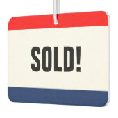 Verkoop van autoverkoop - promotie luchtverfrisser (Links)