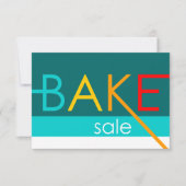 verkoop van bakken (typografisch) kaart (Voorkant)