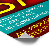 verkoop van bakken (typografisch) poster (Hoek)