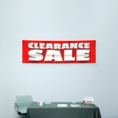 VERKOOP VAN BANNER CLEARANCE - 2,5 x 8' (Beurs)