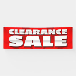 VERKOOP VAN BANNER CLEARANCE - 2,5 x 8'