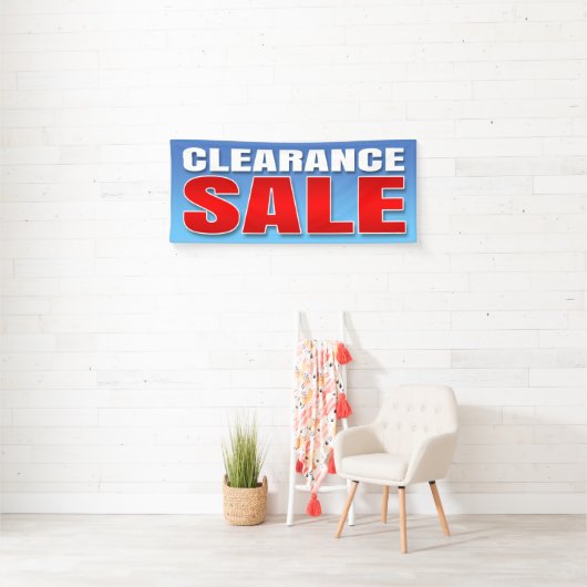 VERKOOP VAN BANNER CLEARANCE - 2.5'x6' (Insitu)