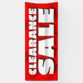 VERKOOP VAN BANNER CLEARANCE - 2.5'x6' (Verticaal)