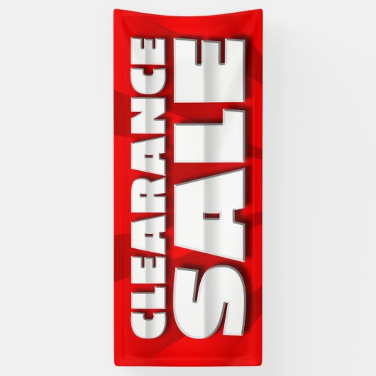 VERKOOP VAN BANNER CLEARANCE - 2.5'x6' (Verticaal)