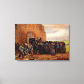 Verkoop van bouwsloop door Vincent van Gogh Canvas Afdruk (Voorkant)