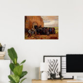 Verkoop van bouwsloop door Vincent van Gogh Poster (Thuiskantoor)