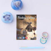 verkoop van de franse franstalenverkoopster flyer (Enkel)